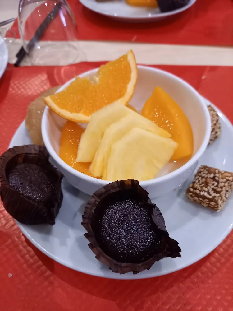 Assortiment Desserts Fruits Moelleux Chocolat