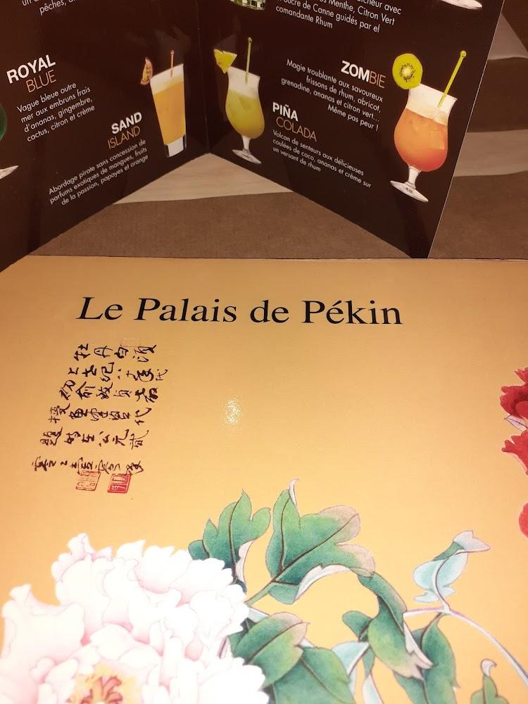 Le Palais de Pékin - Menu Image 2